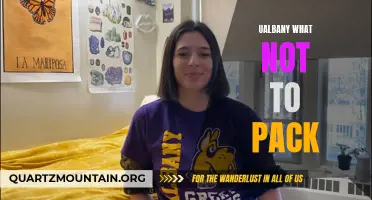 What Not to Pack for Your UAlbany Experience