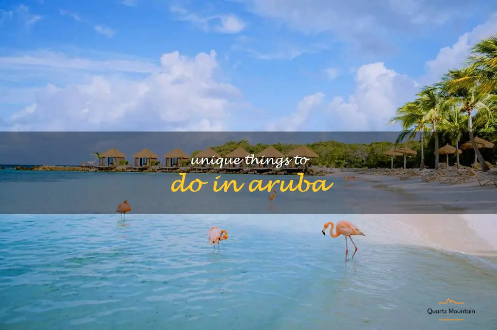 unique things to do in aruba