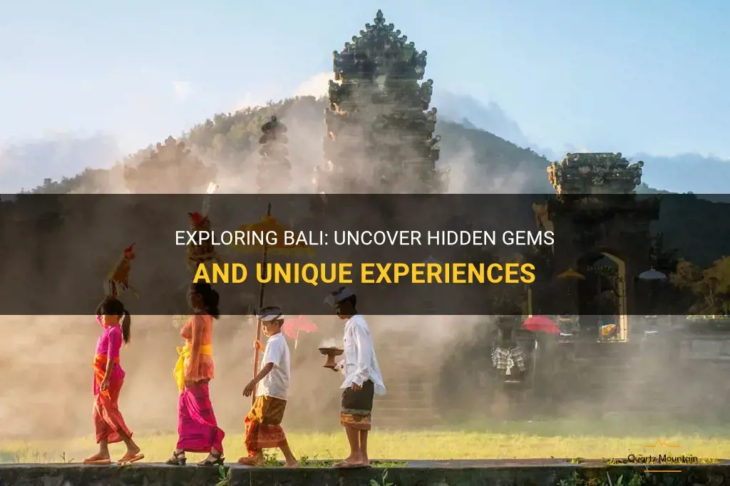 unique things to do in bali