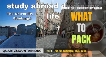 Essential Packing Tips for Studying Abroad at University of Edinburgh