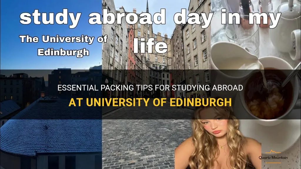 university of edinburgh study abroad what to pack