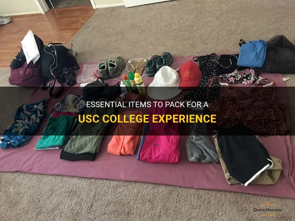 usc what to pack