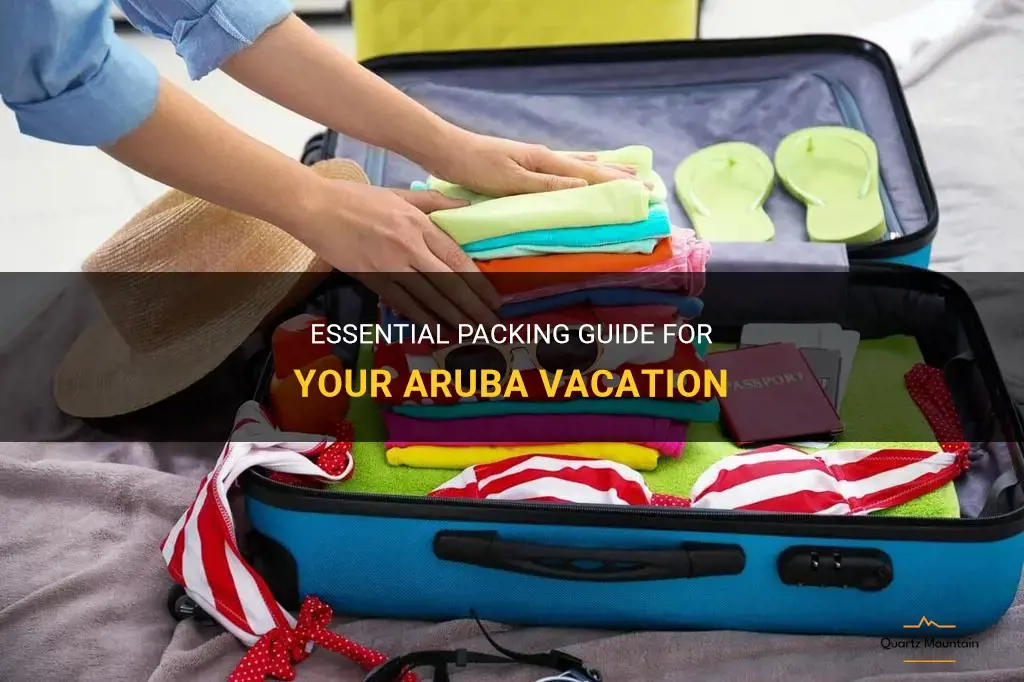 vacationing in aruba what to pack