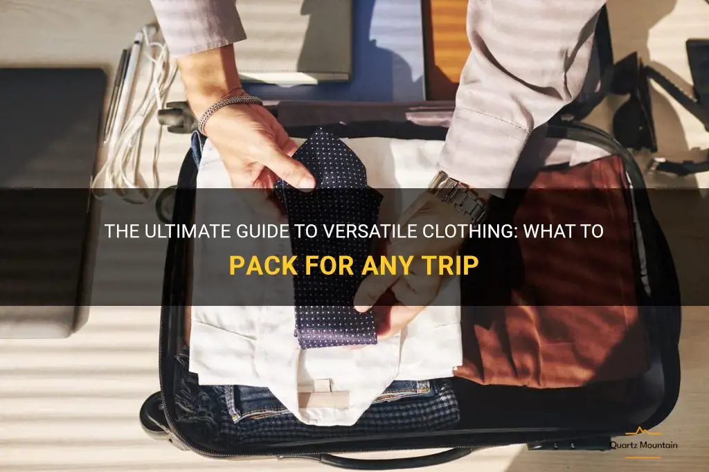 versatile clothing what to pack