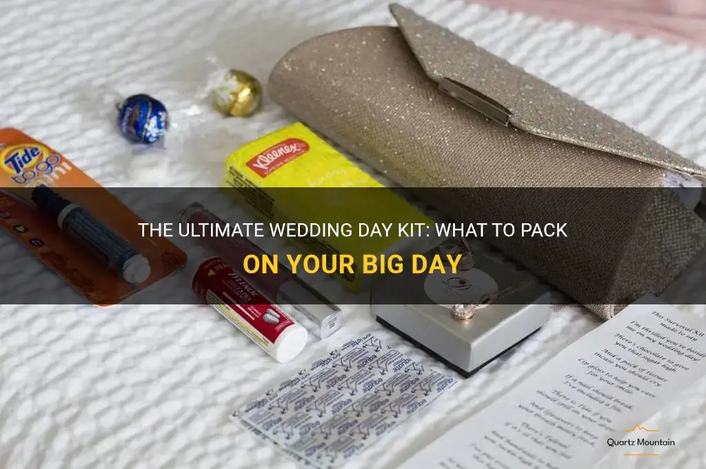 wedding day kit what to pack