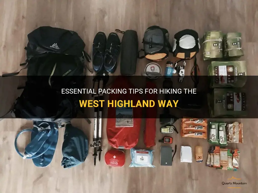west highland way what to pack