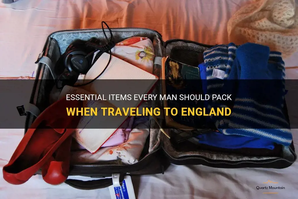 what a man should pack to go to england