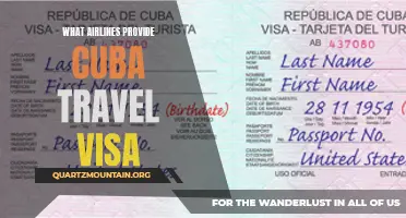 Airline Options for Obtaining a Cuba Travel Visa