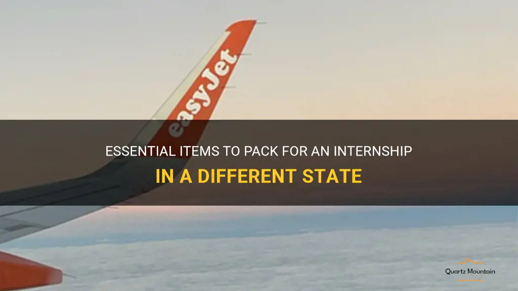what all to pack for internship at different state