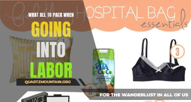 The Essential Items to Bring When Going into Labor