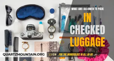 What Items Are Permitted in Checked Luggage?