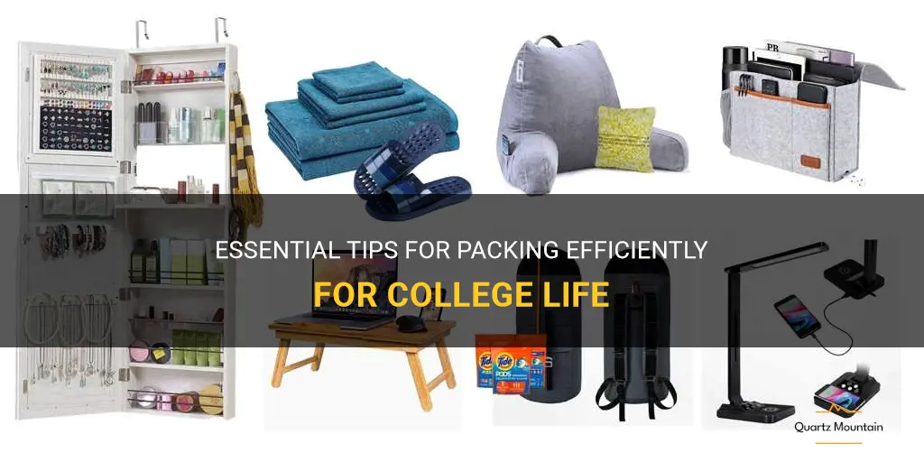 what and how to pack for college