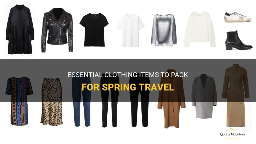 what are basic clothes to pack in the spring