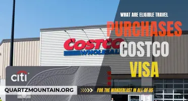 What Are the Eligible Travel Purchases with the Costco Visa Card?