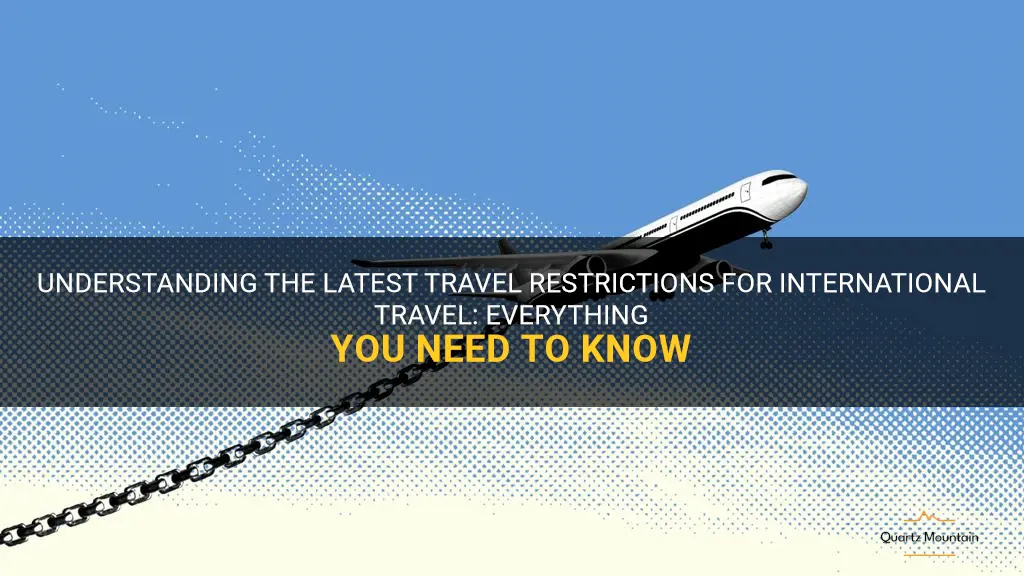 what are the travel restrictions for international travel