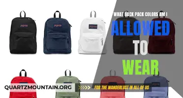 What Are the Acceptable Colors to Wear for Backpacks?