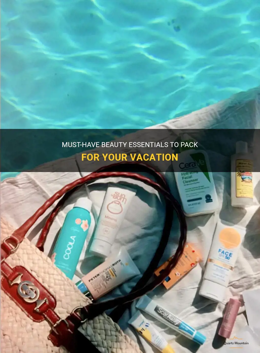 what beauty products to pack for vacation
