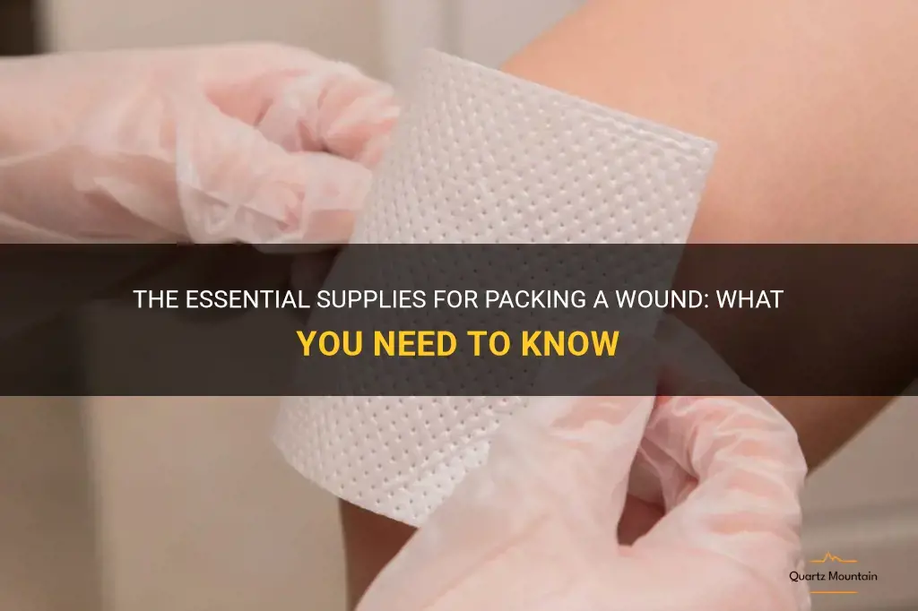 what can I use to pack a wound