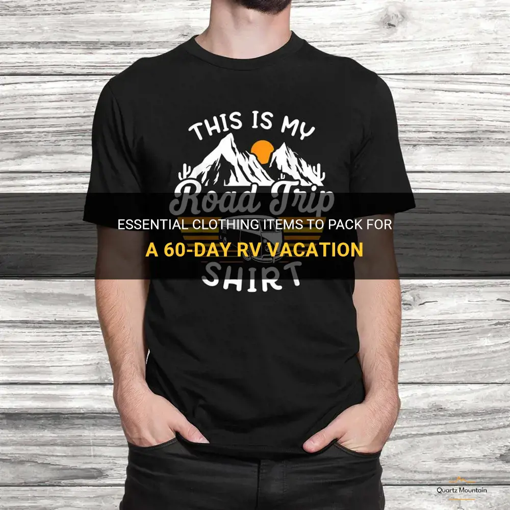 what clothes to pack for 60 day rv vacation