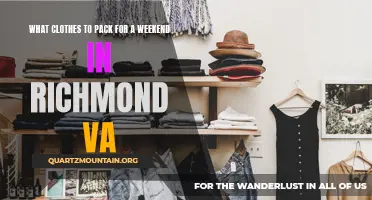 Essential Clothing Items to Pack for a Weekend in Richmond, VA