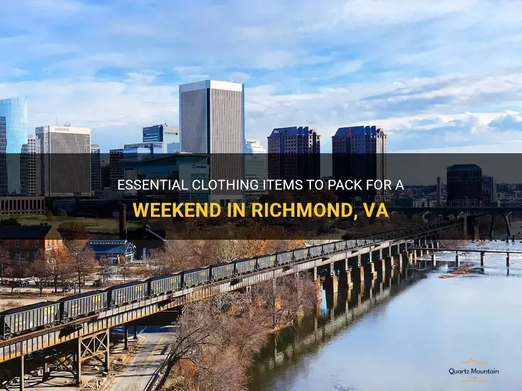 what clothes to pack for a weekend in richmond va