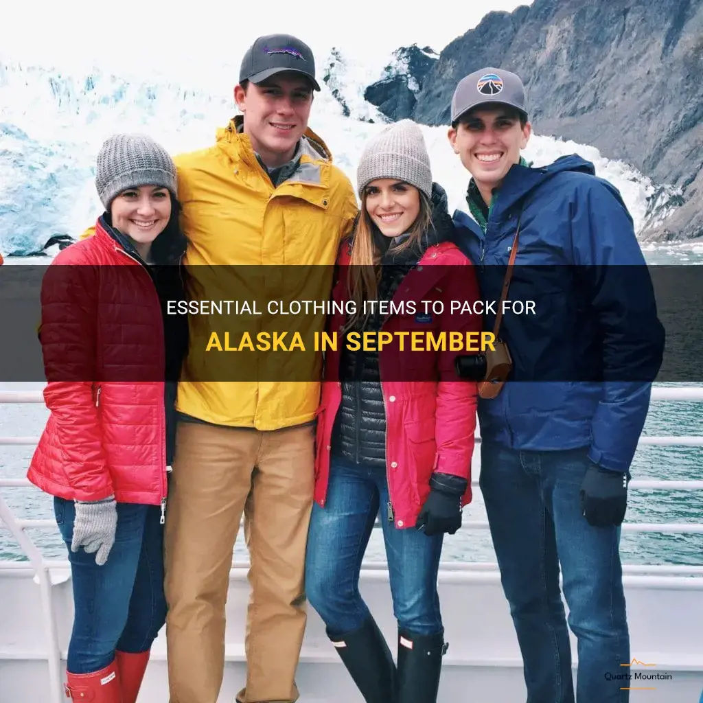 what clothes to pack for alaska in September