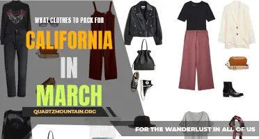 The Essential Clothing to Pack for California in March