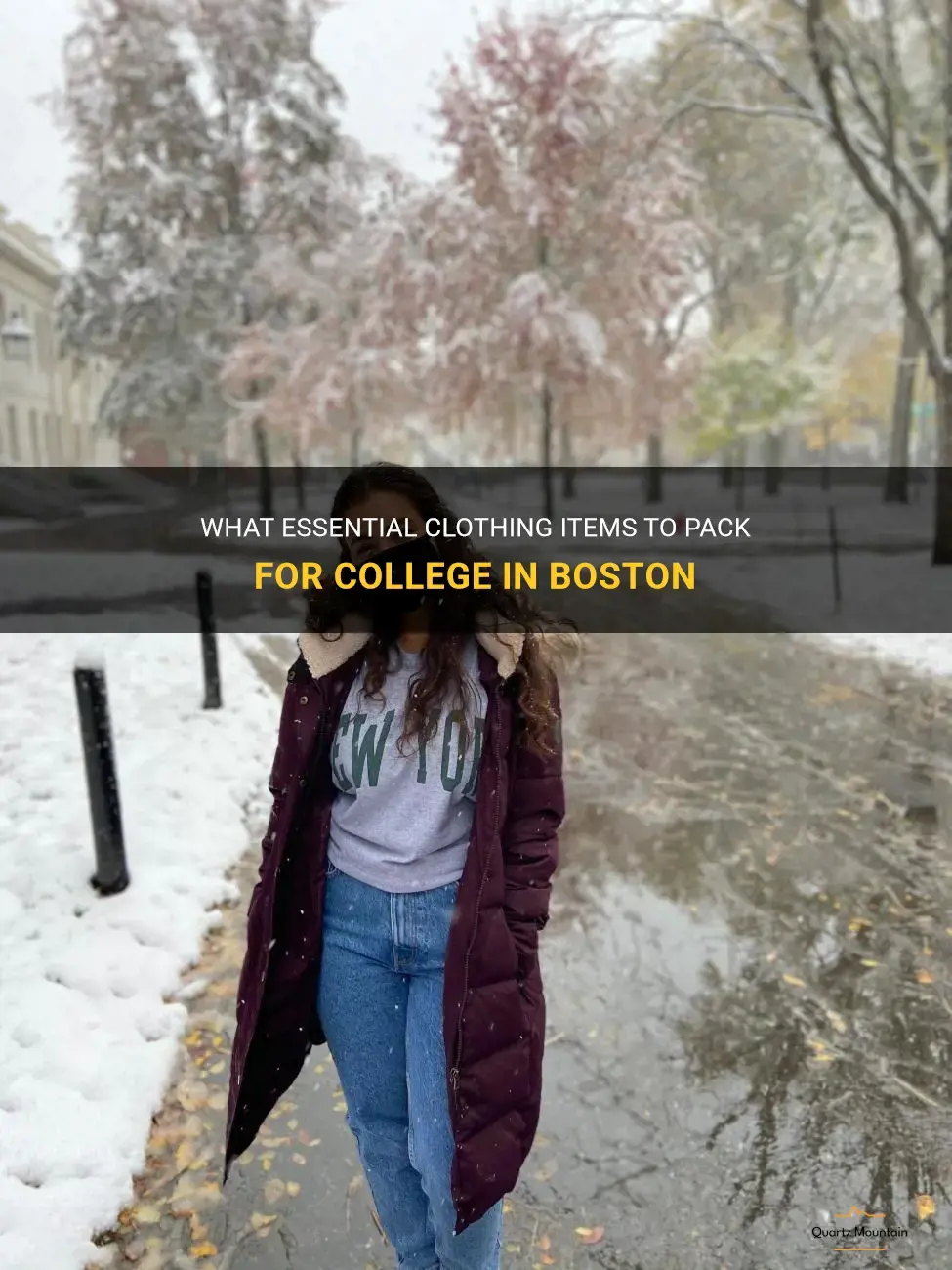 what clothes to pack for collee in boston