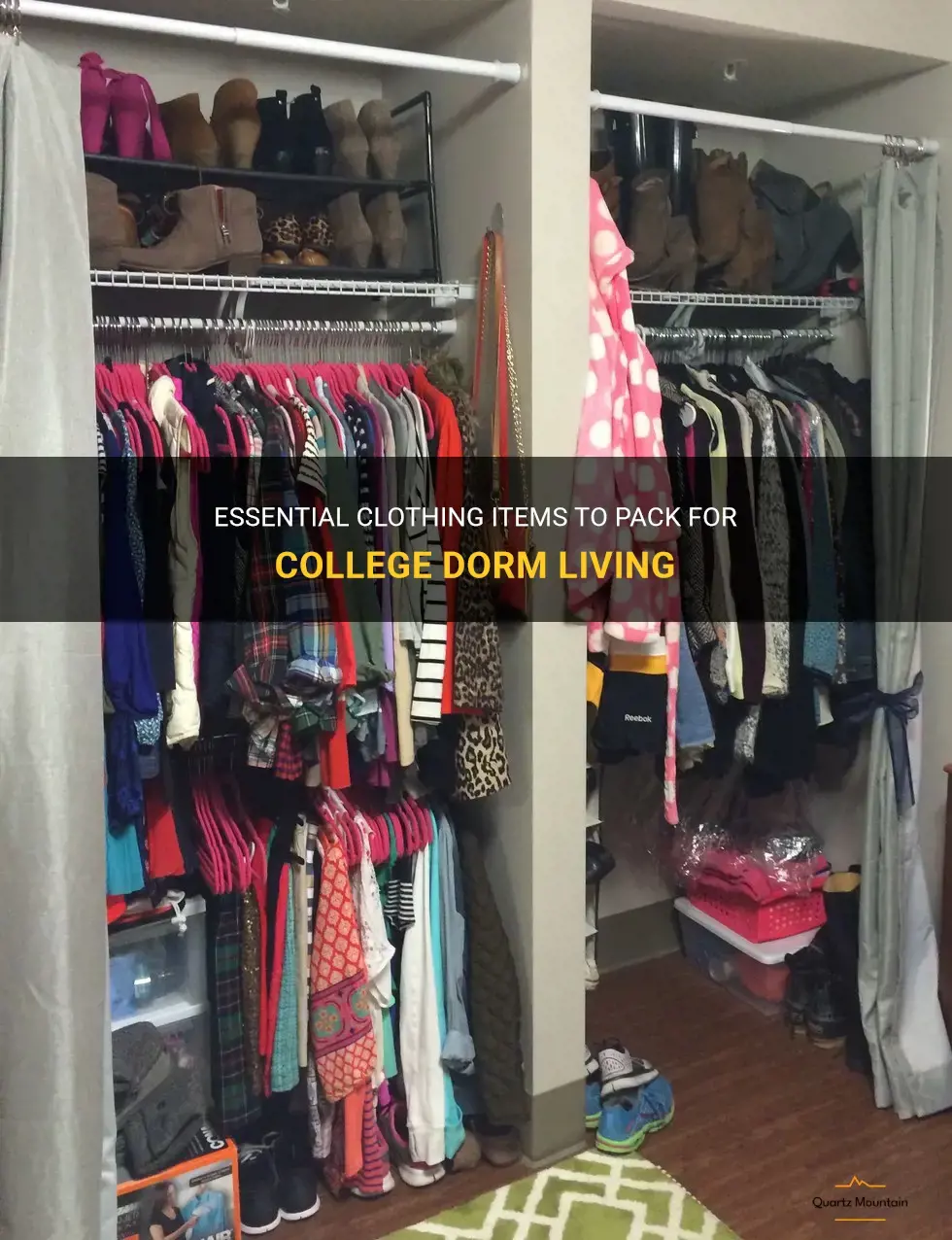what clothes to pack for college dorm