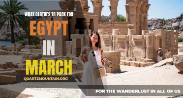 Essential Clothing Items for a Trip to Egypt in March