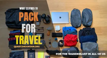 The Essential Clothing Items to Pack for a Travel Adventure