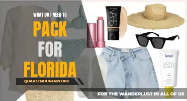 Essential Items to Pack for a Trip to Florida
