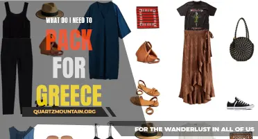 Essential Items to Pack for Your Trip to Greece