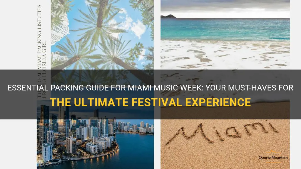 what do I need to pack for miami music week
