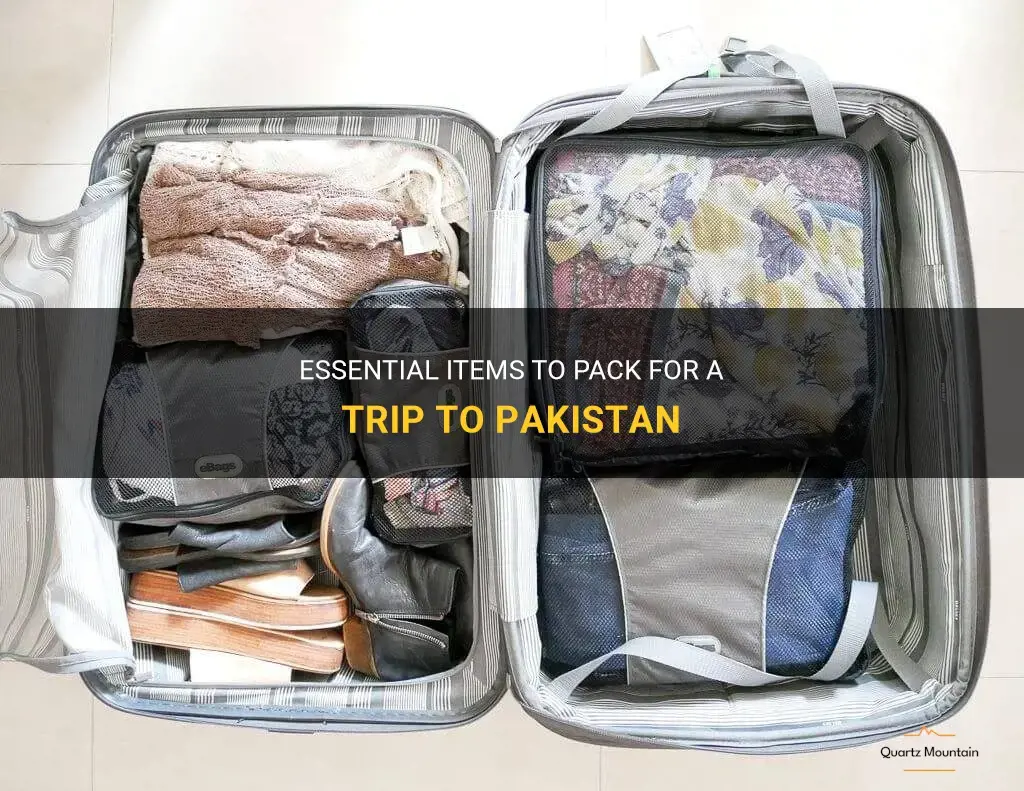 what do I need to pack for pakistan