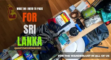 Essential Items to Pack for Your Trip to Sri Lanka