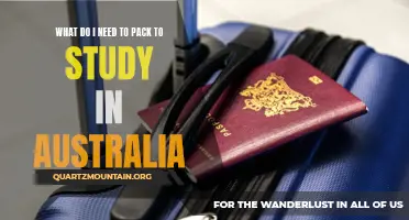 Essential Items to Pack for Studying in Australia