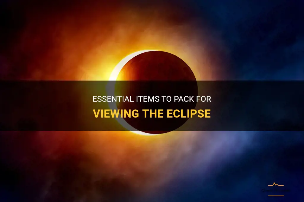what do I need to pack to view eclipse