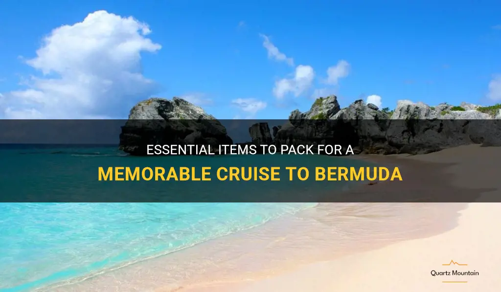 what do I pack for a cruise to bermuda