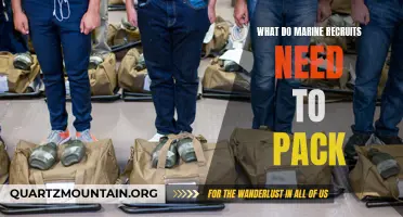 Essential Packing List for Marine Recruits: Must-Have Items for Boot Camp