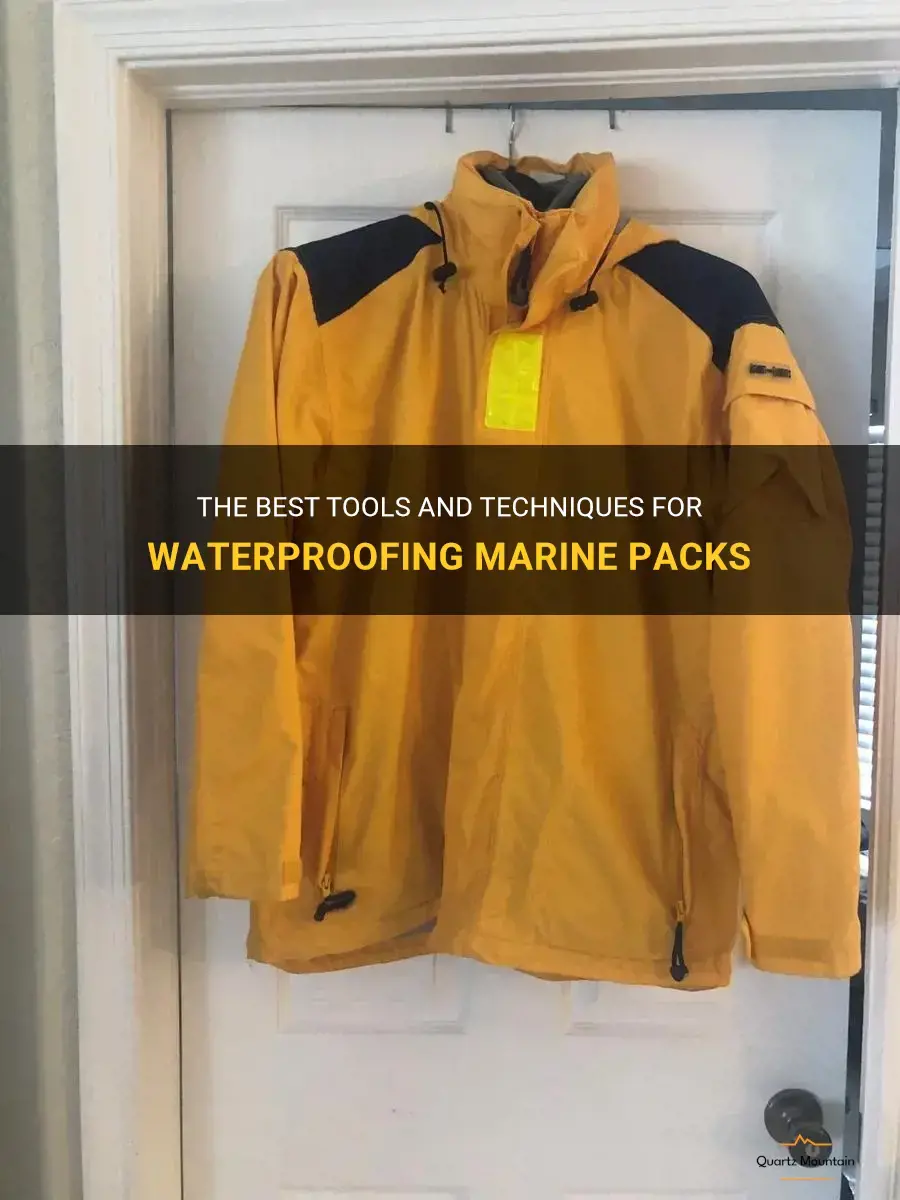 what do marines use to waterproof pack
