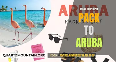 Essential Items to Pack for a Trip to Aruba
