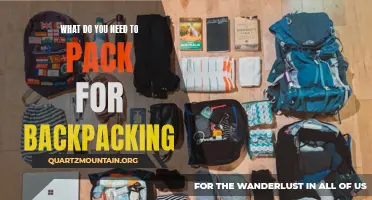 Essential Items to Pack for Backpacking Adventures
