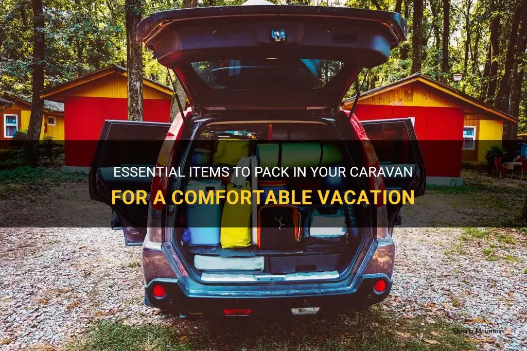 what do you need to pack in a caravan