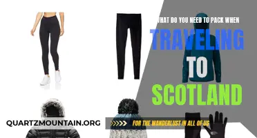 Essential Items to Pack for Your Trip to Scotland