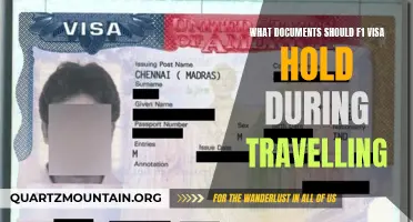 Essential Documents Every F1 Visa Holder Should Carry While Traveling