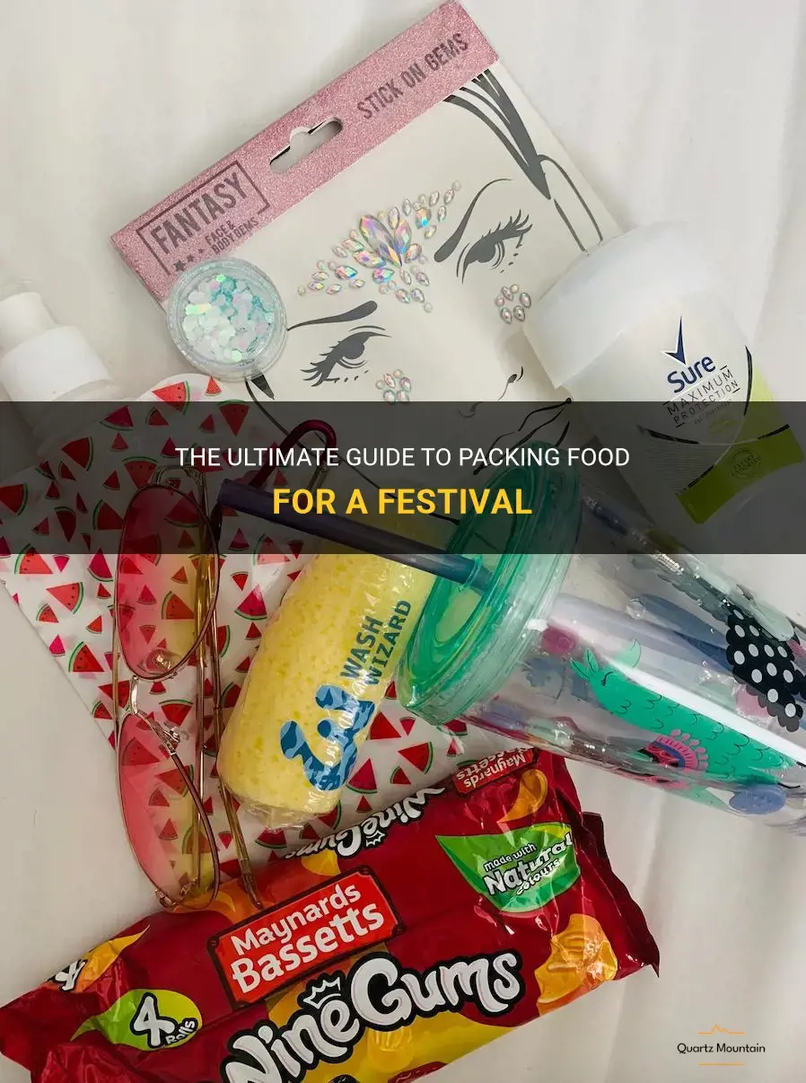 what food to pack for a festival