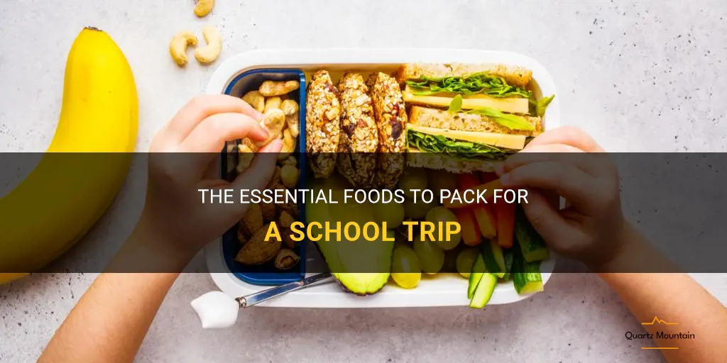 what food to pack for a school trip