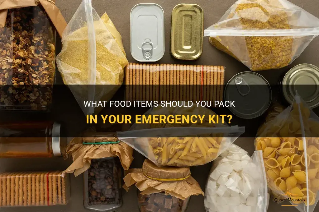 what food to pack for emergency kit