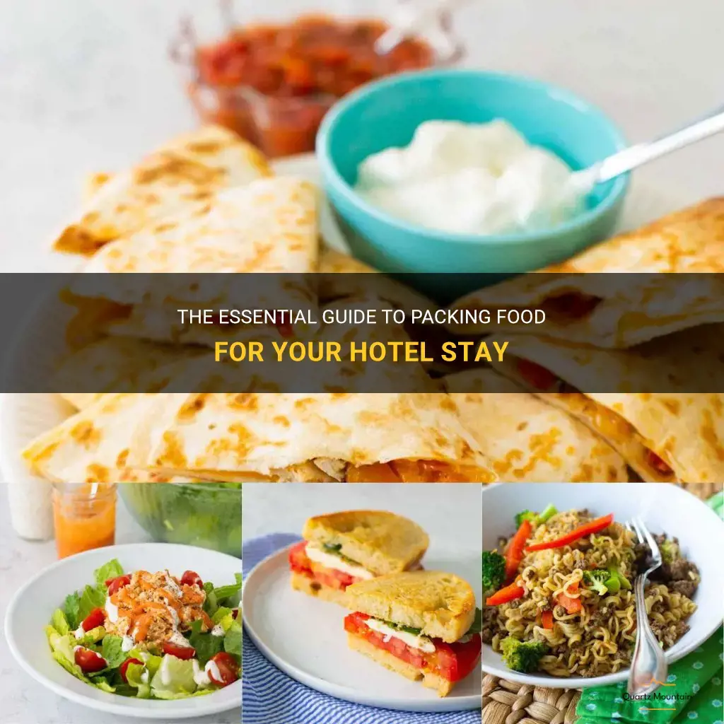 what food to pack for hotel stay